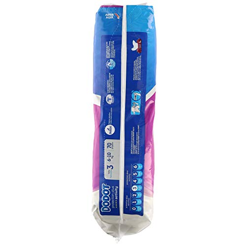 DODOT Activity pañales 5-10 kgs talla 3 paquete 70 uds