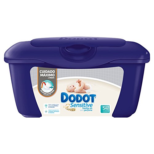 Dodot Sensitive - Caja de 54 toallitas para bebé