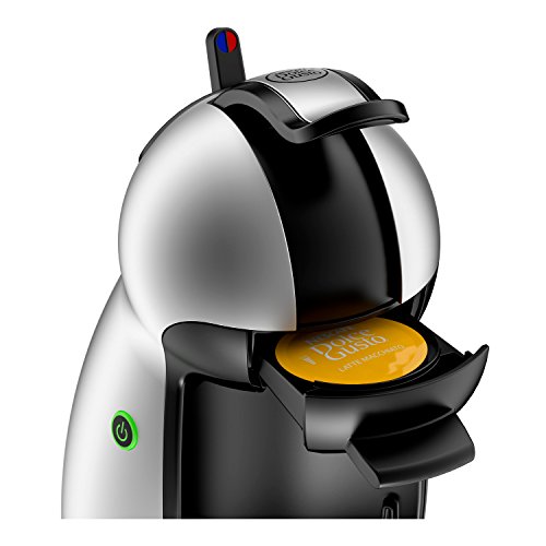 Dolce Gusto Piccolo EDG201.S - Cafetera de cápsulas, 15 bares de presión, color plateado