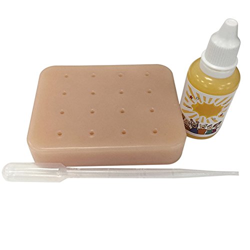 Domeilleur Peach Pimple Popping Divertido Juguete para aliviar el estrés y Quitar el Popper para Dejar de Picar Tus espinillas faciales, Squeezing Acne Toy Set