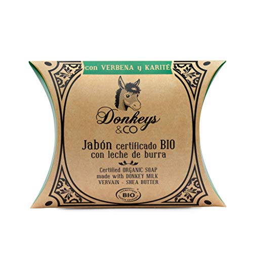 Donkeys-Jabón leche de Burra Verbena y Karité Bio 100gr