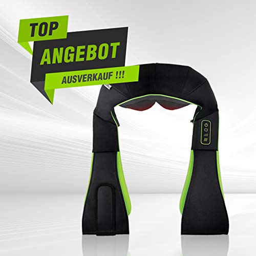 Donnerberg Masajeador Cervical de Cuello y Espalda con Calor Infrarrojo para las contracturas Cervicales y Lumbares