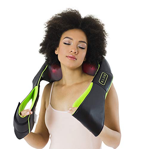 Donnerberg Masajeador Cervical de Cuello y Espalda con Calor Infrarrojo para las contracturas Cervicales y Lumbares