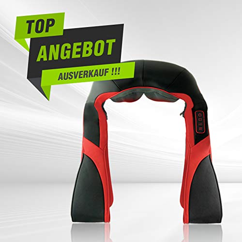 Donnerberg Masajeador de cuello y hombros para masaje shiatsu con calor infrarrojo