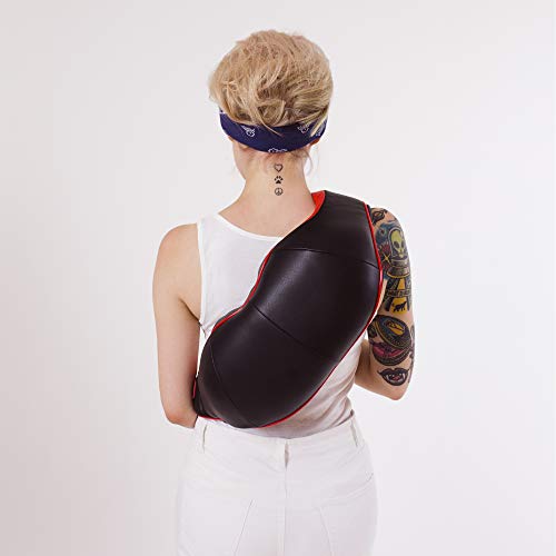 Donnerberg Masajeador de cuello y hombros para masaje shiatsu con calor infrarrojo