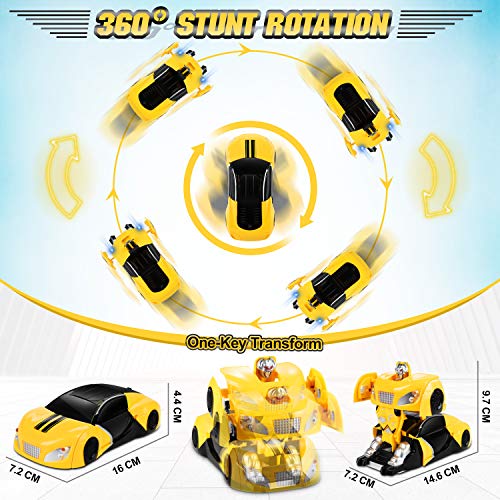 Dookey Coche Teledirigido, Coche Radiocontrol, Coche RC para Niños, Coche de Acrobacias en la Pared 360 Rotación Climber, Coches de Juguetes para niños Regalos Teledirigido para Niños