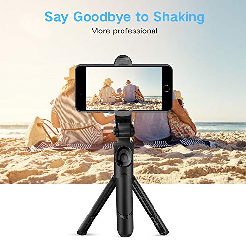 doosl Palo Selfie Bluetooth, Trípode Palo Selfie - Trípode Extensible con Control Remoto - Soporte para Facetime, Trípode Inalámbrico para Selfies, Trípode Portátil para Smartphone