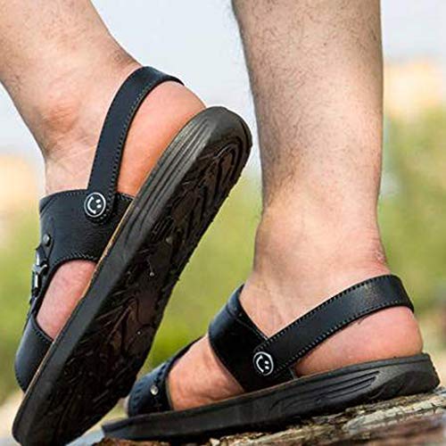 Dorical Sandalias Sandalias Hombre Verano Ligero Sandalia Deportivas de Playa Ahueca hacia Fuera Las Sandalias Chanclas Orificios Uso Diario de Playa Respirable Sandalias Verano