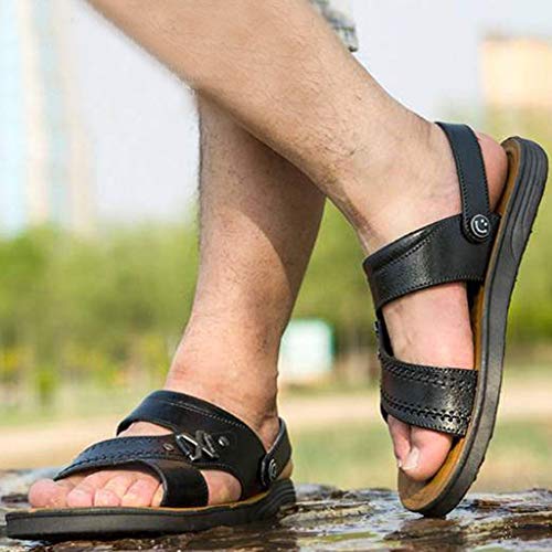 Dorical Sandalias Sandalias Hombre Verano Ligero Sandalia Deportivas de Playa Ahueca hacia Fuera Las Sandalias Chanclas Orificios Uso Diario de Playa Respirable Sandalias Verano