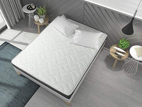 DORMIDEO Visco Basic - Colchón Viscoelástico, Higiénico y Transpirable 135x190