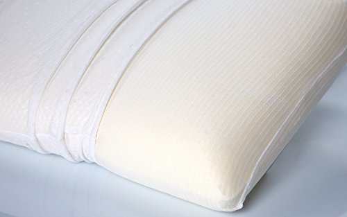 Dormio - Pack de 2 unidades, almohada viscoelástica con adaptabilidad al cuello, tejido Aloe Vera, termorregulable, 75 cm, blanco