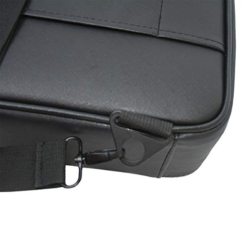 Doubleblack Profesional Neceser para Maquillaje Mujer Bolsa Maletin Organizador Viaje con Brochas Compartimentos Impermeable Negro M