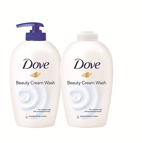 Dove Jabón en Crema 250 ml + Recambio 250 ml - 1 Pack