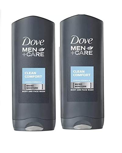 Dove Men - Gel de ducha corporal y cara Clean Comfort 250 ml – Lote de 3