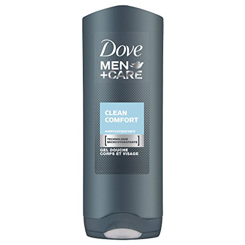 Dove Men - Gel de ducha corporal y cara Clean Comfort 250 ml – Lote de 3
