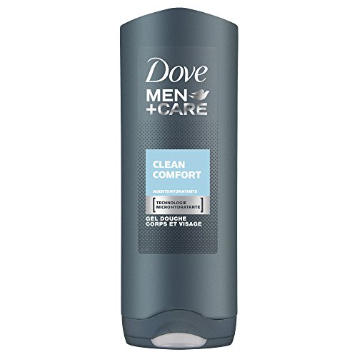 Dove Men - Gel de ducha corporal y cara Clean Comfort 250 ml – Lote de 3