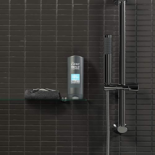 Dove Men+Care Clean Comfort Gel de ducha, (para una sensación agradable en la piel con fórmula suave y tecnología de microhidratación), paquete de 6 (6 x 400 ml)