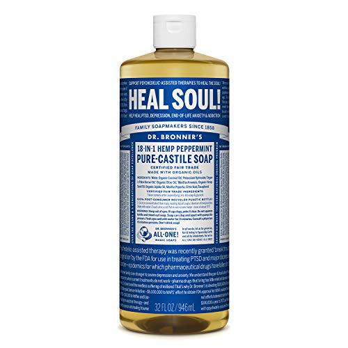 Dr. Bronners Peppermint 946 ml (jabón)