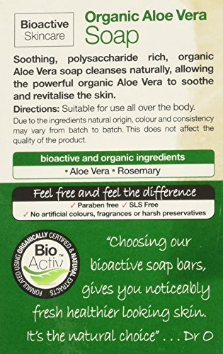 Dr Organic - Jabón Aloe Vera 100 gr