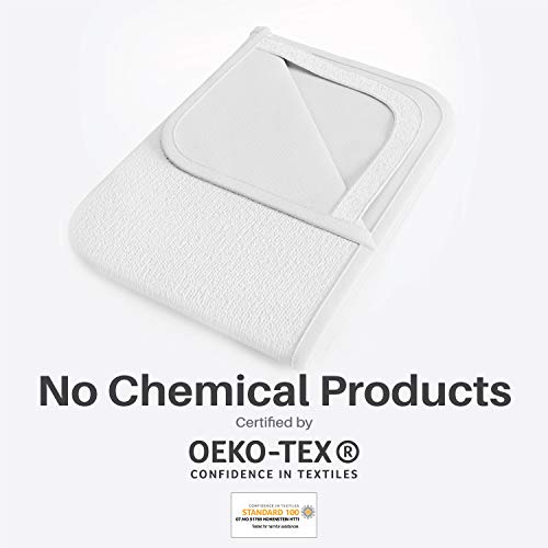 Dreamzie - Cubre Colchon 160 x 200 cm Impermeable con 4 Esquinas Elásticas - Protector de Colchón de Algodon Transpirable - 15 Años de Garantia