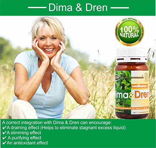 Drenaje Acción adelgazante Quemador de Grasa 100 tabletas Diurético Promueve la Reducción del Exceso de Líquidos Suplemento Para la Pérdida de Peso Desintoxicación Té Verde Garcinia Fucus Abedul