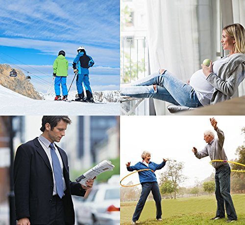 DRESHOW Calcetines de Compresión para Hombres y Mujeres 3/7 Pares 15-20 mmHg es el Mejor para Running, Correr, Senderismo, Volar, Viajar, Varicosas, Médico, Deportivo, Embarazo