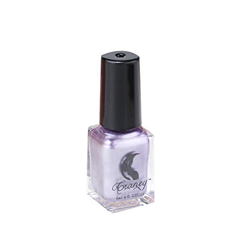 DressLksnf Esmalte de Uñas Moda para Mujer Esmalte de Espejo Color Puro Esmalte Endurecedor para Uñas Estilo Simple