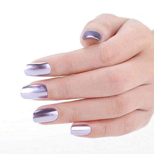 DressLksnf Esmalte de Uñas Moda para Mujer Esmalte de Espejo Color Puro Esmalte Endurecedor para Uñas Estilo Simple