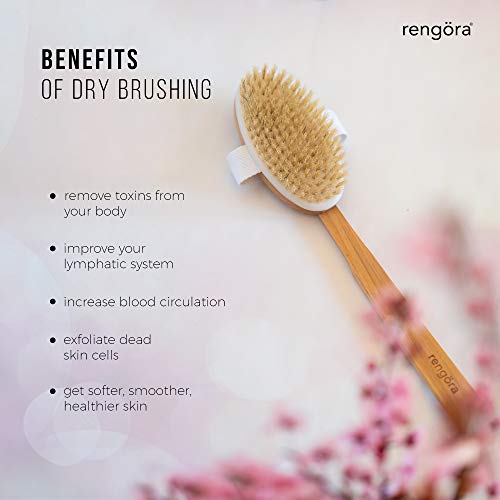 Dry Brushing Body Brush - Exfoliating Brush for Skin Care