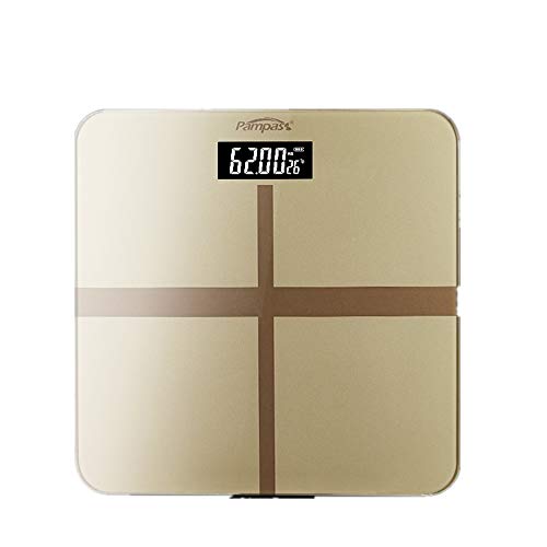 DSDIJNFAIJDP USB Bathroom Scales, Electronic Scale for Precise Weighing,  Super Clear Toughened Glass Platform, Step-On for Instant Reading