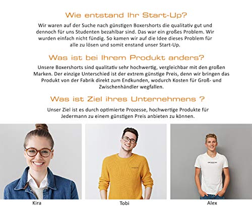 Dstroyed ® - Calzoncillos tipo bóxer para hombre, paquete de 8, ropa interior retro, 316 Juego de 8 unidades, varios colores. XL