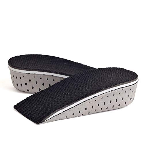 Ducomi Plantillas Elevadoras Hombre y Mujer - Plantilla Elevadora Acolchadas para Zapatos Amortiguadoras, Cómodas, Antibacteriana y Flexibles - Hasta 4,3 cm Mas de Altura - Unisex