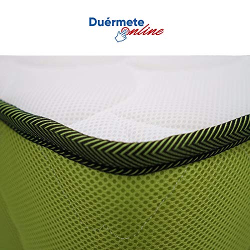 Duérmete Online - Colchón Viscoelastico Juvenil Viscopeque Reversible (cara invierno/verano) 90x180