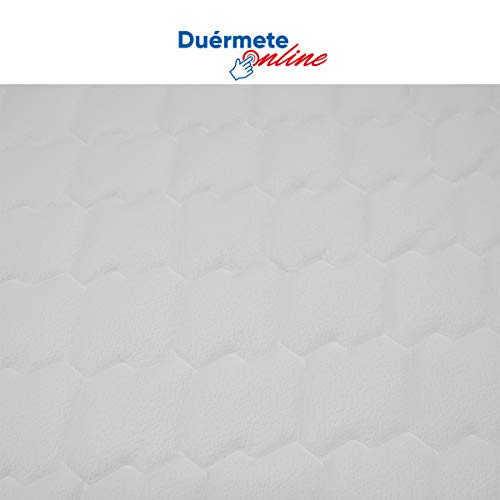 Duérmete Online Colchón viscoelástico Lyla Reversible (Cara Invierno-Verano) | Muy Transpirable | Fabricado en ESPAÑA, 90x200
