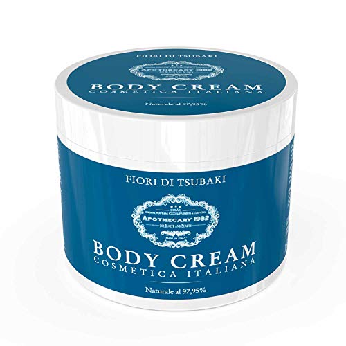 Dulàc - Body Cream Cosmetica Italiana - 500 ml - Crema Hidratante Corporal con Flores Tsubaki - piel suave, aterciopelada, reafirmada, hidratada - 97,95% natural - Apothecary 1982