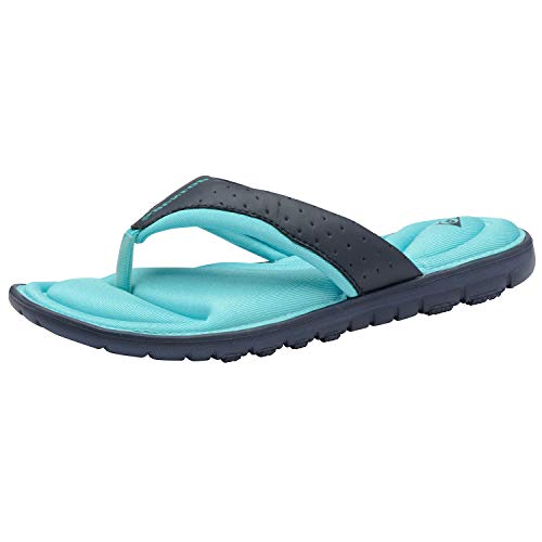 Dunlop Flip Flops Toe Post Slip On Sandalias planas acolchadas, color, talla 37 EU