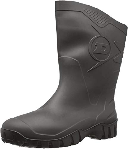 Dunlop Protective Footwear Dunlop DEE, Botas de Goma de Trabajo Unisex Adulto, Negro Black, 38 EU