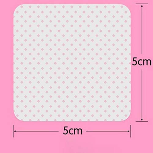 DUOER HOME Desmaquillantes faciales 100 Unids/Bolsa Desechables Extensión de la Pestaña Pegamento Eliminación Algodón Pad Botella Boca Toallitas Parches Maquillaje Herramienta de Limpieza Cosmética