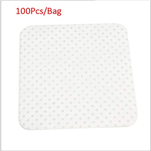 DUOER HOME Desmaquillantes faciales 100 Unids/Bolsa Desechables Extensión de la Pestaña Pegamento Eliminación Algodón Pad Botella Boca Toallitas Parches Maquillaje Herramienta de Limpieza Cosmética