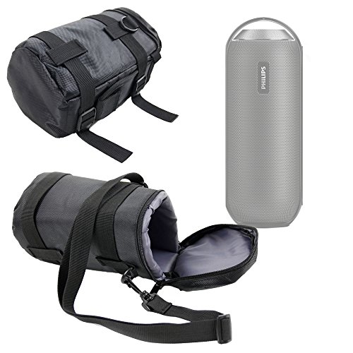 DURAGADGET Bolsa/Funda Protectora para Philips BT6000B/12 - con Bandolera Regulable - Interior Acolchado