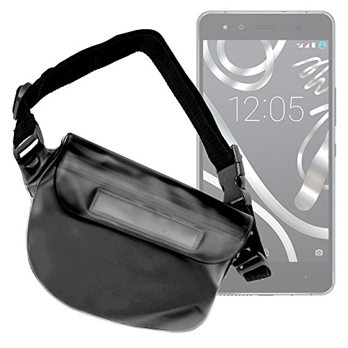 DURAGADGET Riñonera Sumergible para Smartphone BQ Aquaris X5 Plus / E4 / E4.5 / E5s / E5 FHD