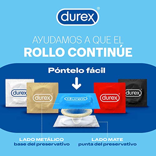 Durex Preservativos Originales Natural Plus Talla XL - 12 condones más grandes