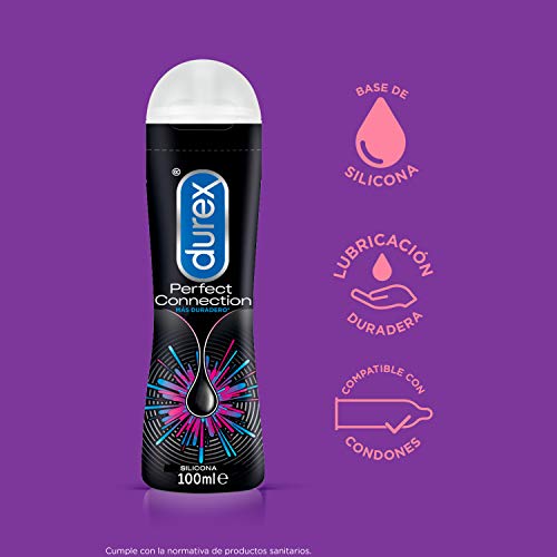 Durex Preservativos Real Feel + Lubricante Perfect Connection base silicona - 24 condones + 50ml