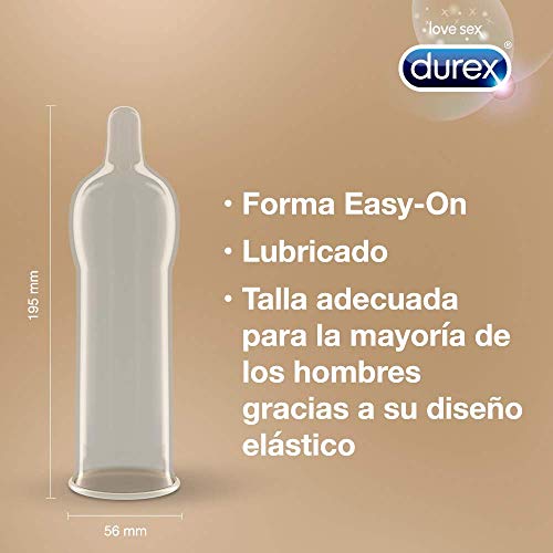 Durex Preservativos Real Feel + Lubricante Perfect Connection base silicona - 24 condones + 50ml