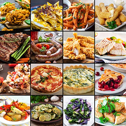 Duronic Af1 /Bk Freidora Sin Aceite de Aire Caliente 1500W - Cocine Sin Grasas ”“ Capacidad 2,2L -Temperatura Regulable y Temporizador ”“ Incluye Libro de Recetas ”“ Prepare Platos Más Sanos