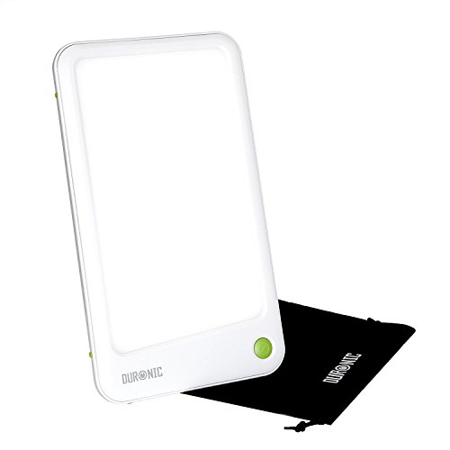 Duronic SADT2 Lámpara de Luz Natural para fototerapia – Tratamiento para el Trastorno Afectivo Estacional TAE SAD – 10 000 Lúmenes – Certificado Europeo 93/42/CEE