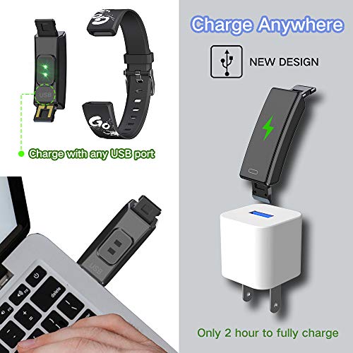 Dwfit Pulsera Actividad Inteligente Reloj Inteligente para Niños Niñas, Impermeable IP68 Deportivo Smartwatch con Podómetro Pulsómetros Monitor de Sueño Contador de Caloría