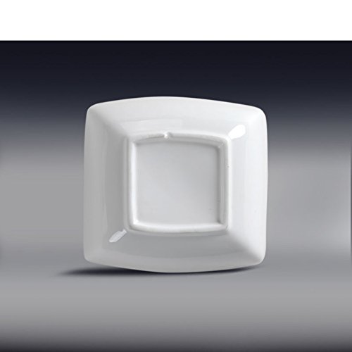 DXG&FX Cerámica Bol Bol Tazón De Fuente De Ensalada De Tremella Fuciformis Berk Cuadrados-3 Pulgadas