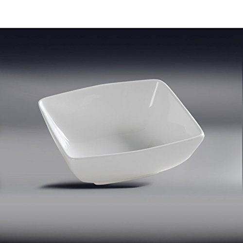 DXG&FX Cerámica Bol Bol Tazón De Fuente De Ensalada De Tremella Fuciformis Berk Cuadrados-3 Pulgadas