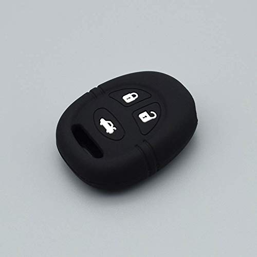 DYBANP Estilo del Coche Funda de la Cubierta de la Cubierta de la Llave del Coche de Silicona Proteger la Piel Conjunto Manga para saab 9-3 9-5 93 95 Accesorios de la Cubierta de la Llave